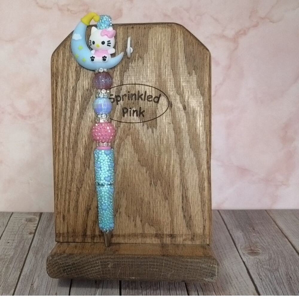 #HK-879 Handmade Beaded Pen Hello Kitty